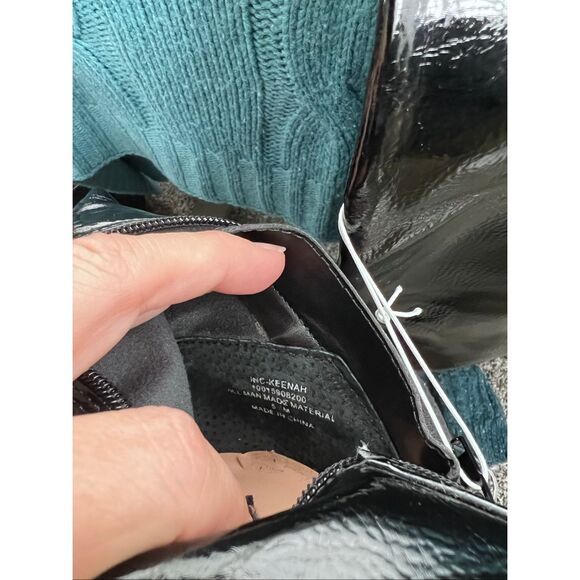 Guess Patent Leather Raniele Over-the-Knee Boots Black Size 5.5 NWOT - Picture 12 of 12